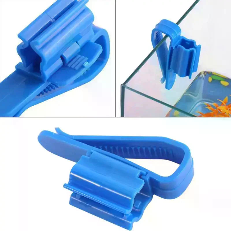Aquarium Filter Water Pipe Hose Bracket Fixing Clamp Moving Qme