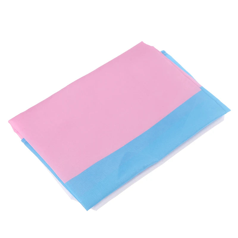 1pc 90*150cm LGBT transgender pride Flag of trans. Qme