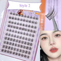 10 Rows Large Capacity Glue-free False Eyelashes Single Cluster 10 Qme 02