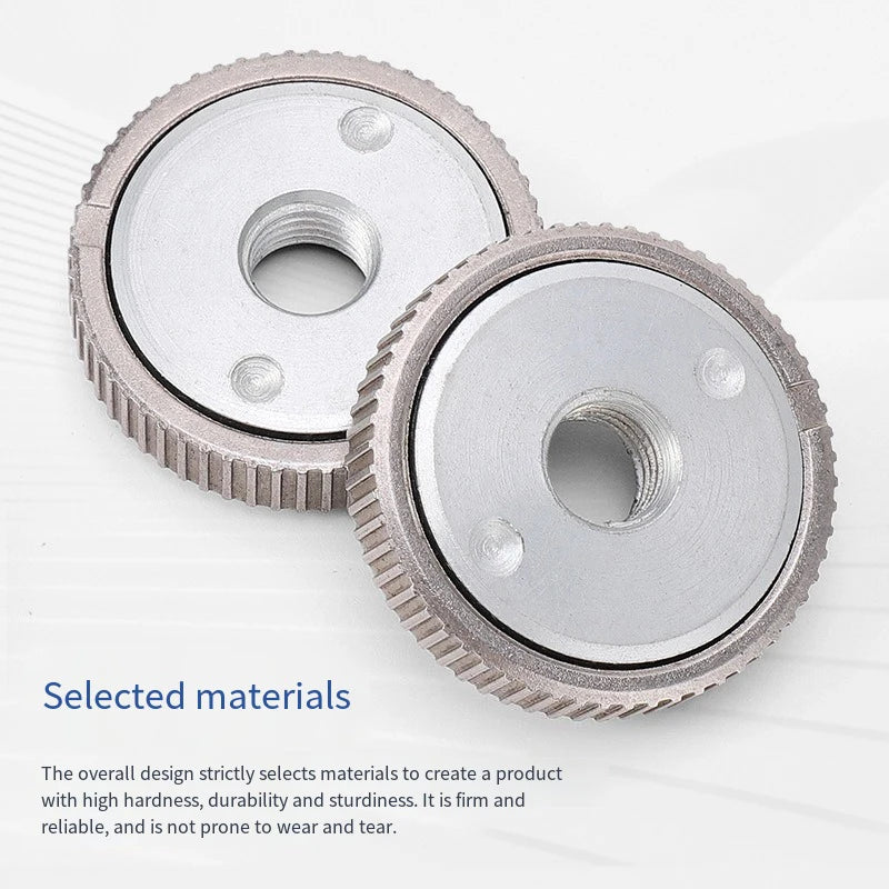 Angle Grinder M14 Thread Inner Outer Flange Nut Quick Release Locking Qme