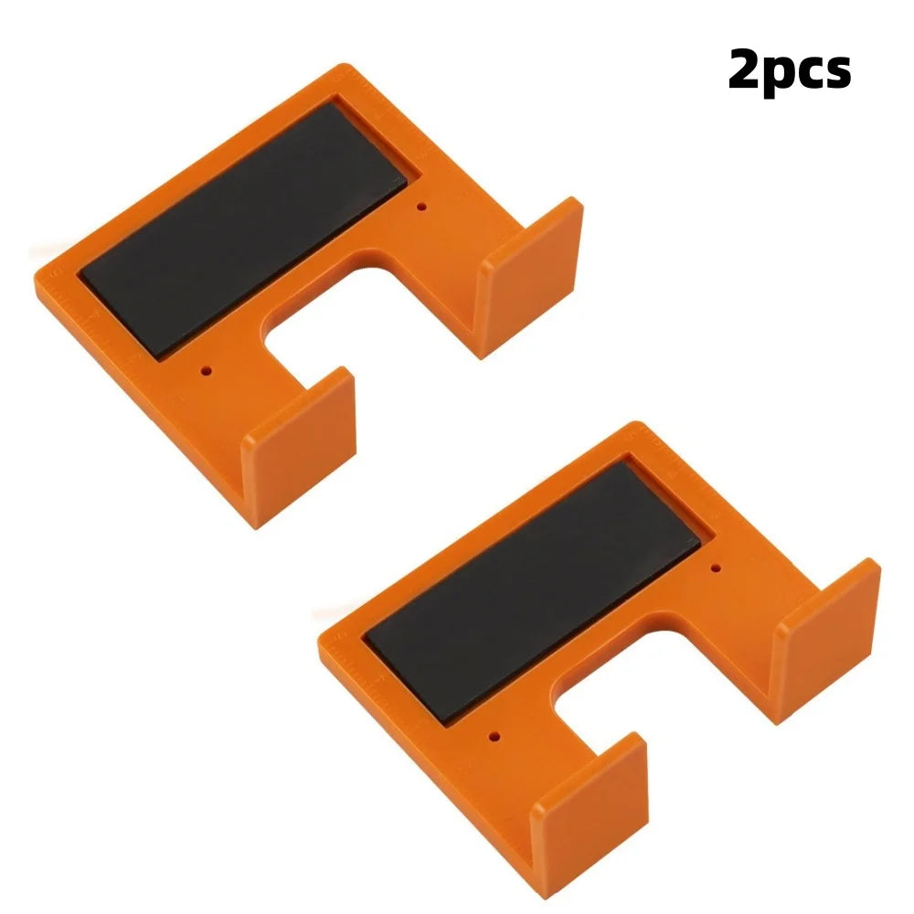 Magnetic Hinge Quick Installation Locator Cabinet Door Seam Fixing Plate for Home Woodworking Furniture Repair Accessories Qme 2pcs