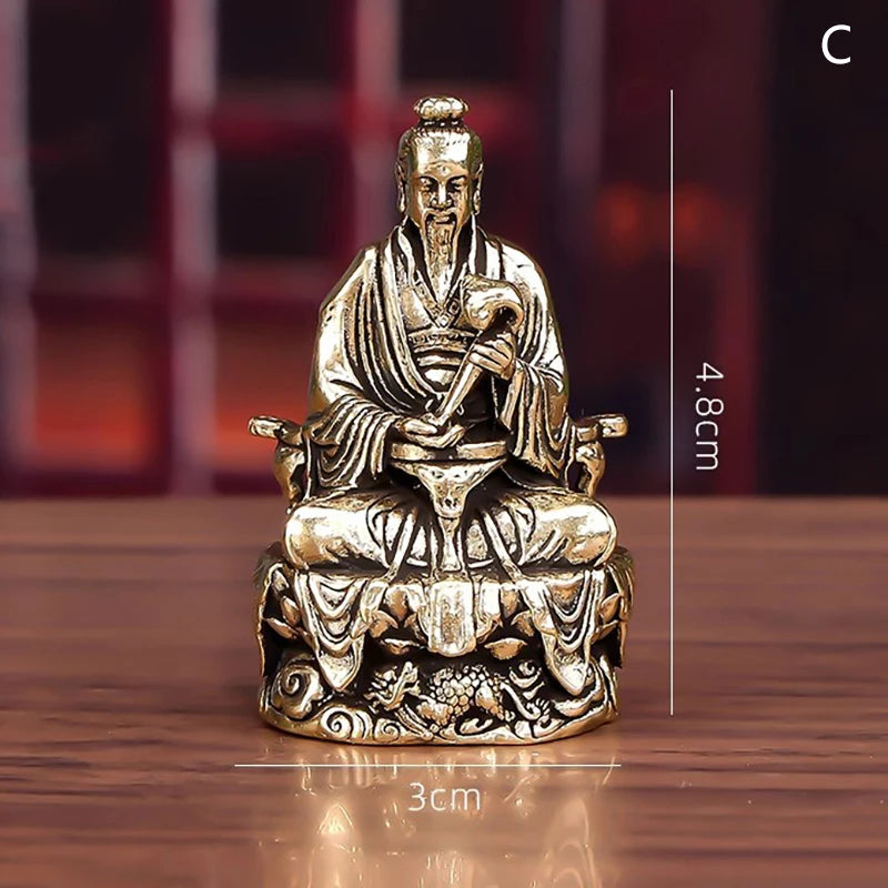 Sculpture Carving Statue Collection Home Decor Sanqing Tianzun Qme C