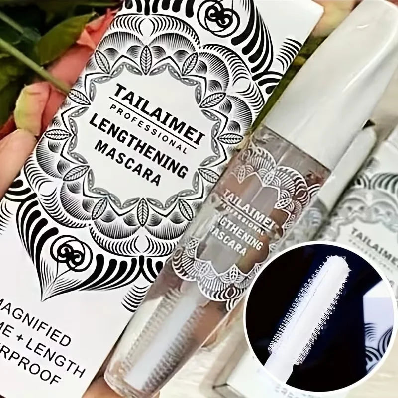 Transparent Lengthening Mascara 3D Enhanced Waterproof Nourishing Qme
