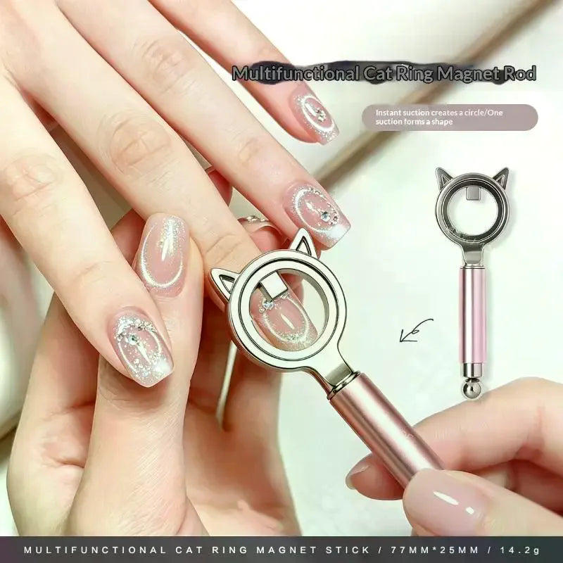 High-strength Magnet Cat Eye Gel Polish Dazzling Black Hole Effect Qme