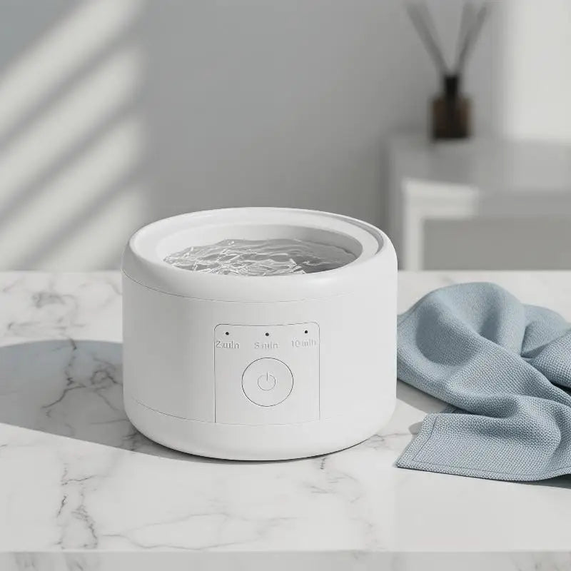 Compact Ultrasonic Cleaner Dental Appliances Thorough Cleaning Qme