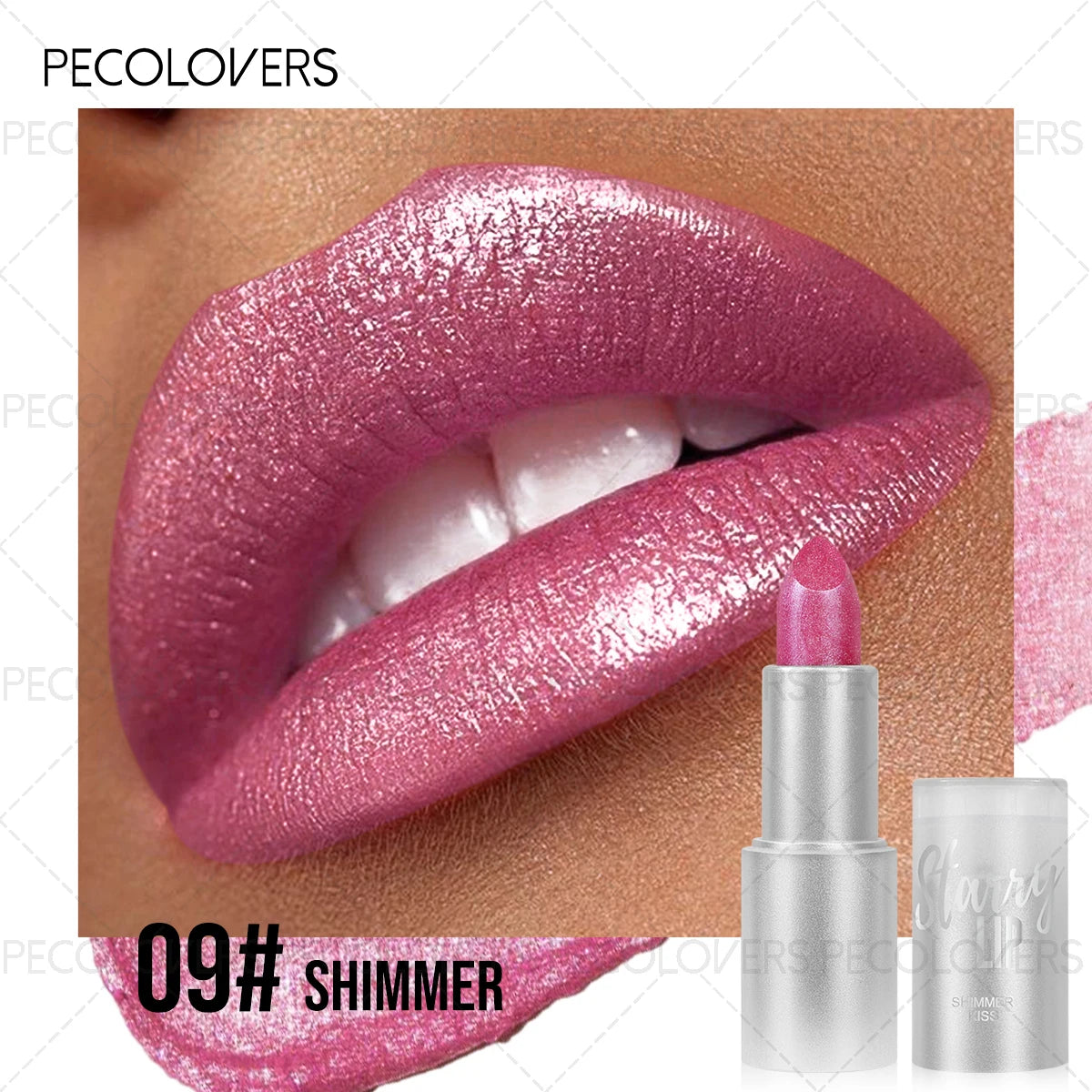 Fine Glitter Lipstick Multiple Options Lip Suitable Date Festival Qme 09