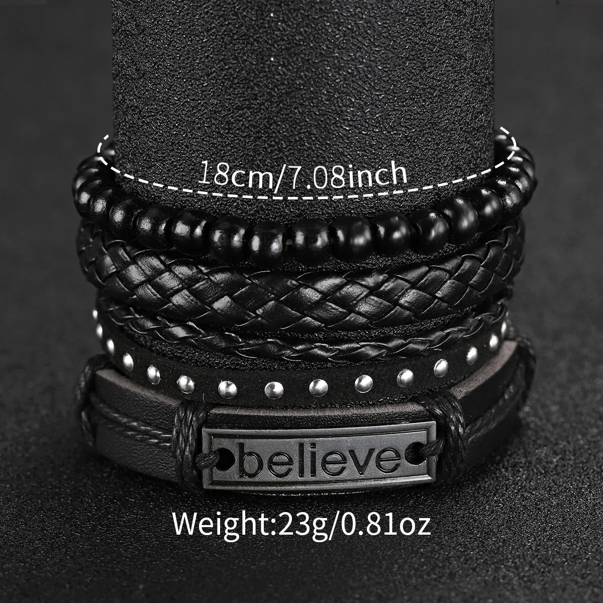 5 Pçs/set Relógios de Negócios Masculinos Moda Mostrador Árabe Pulseira de Couro Conjunto de Pulseiras de Relógio de Quartzo Qme