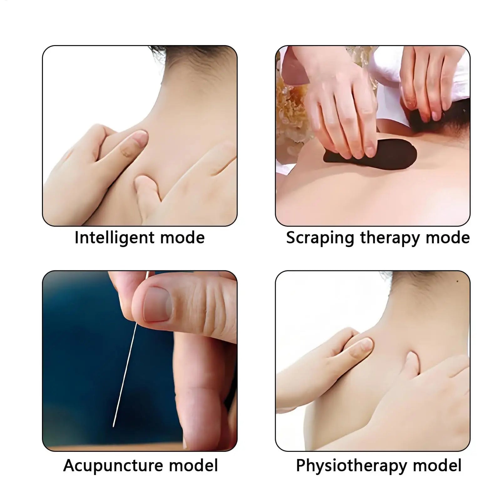 Electric Neck Massager Heat 3 Levels 4 Modes Relaxes Back Shoulder Qme