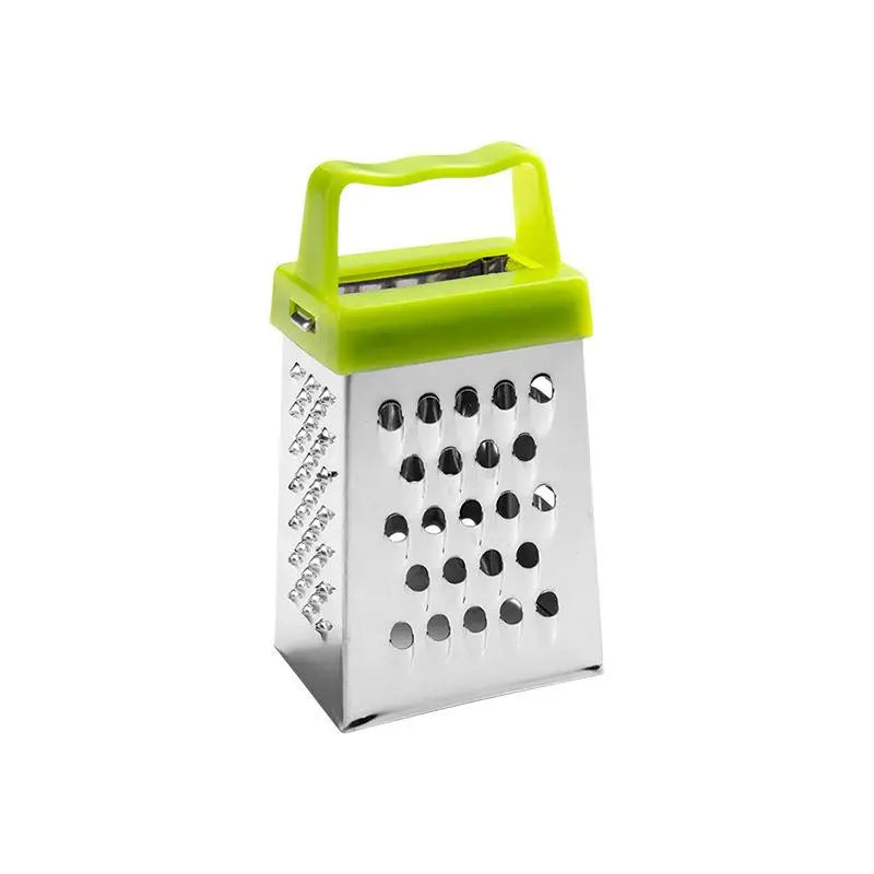 Mini Stainless Steel Four-sided Cucumber Grater Fruit Planer Cheese Qme Green