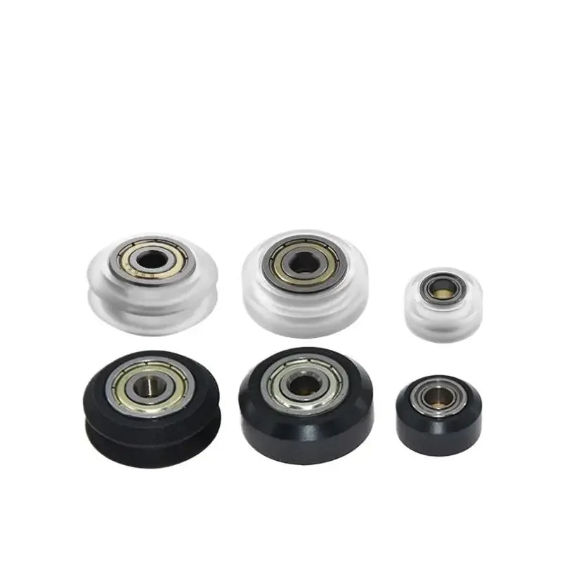 CNC Plastic POM Big Small Wheel Bearing Idler V-slot Aluminum Profile Qme