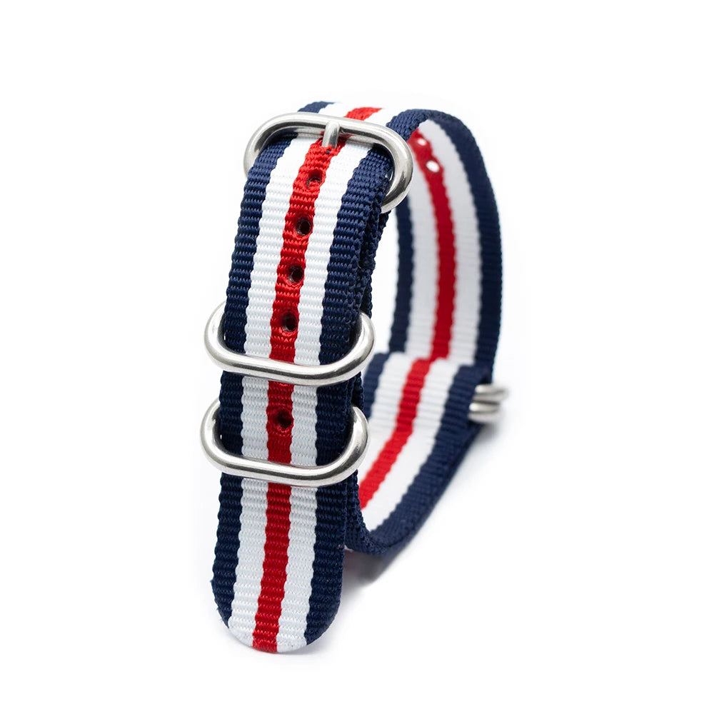 Durable Nylon Watch Strap Army Sport Band 18 20 22 41 Colors