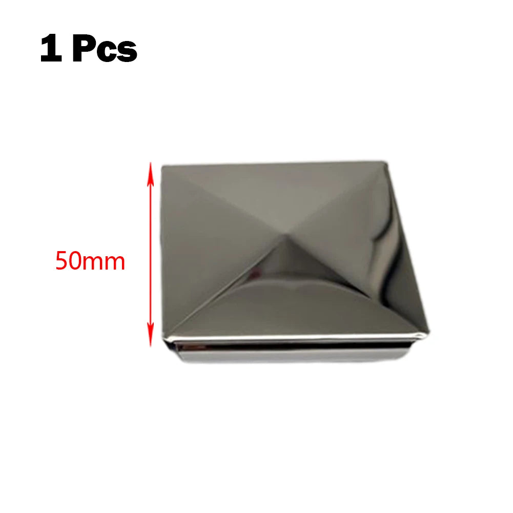 Square Closure Cap Post Cap 1/10pcs 16/20/25/30/36mm Practical Square 40/50/60/80/100mm Garden Fencing Supplies Qme 1pcs 50mm