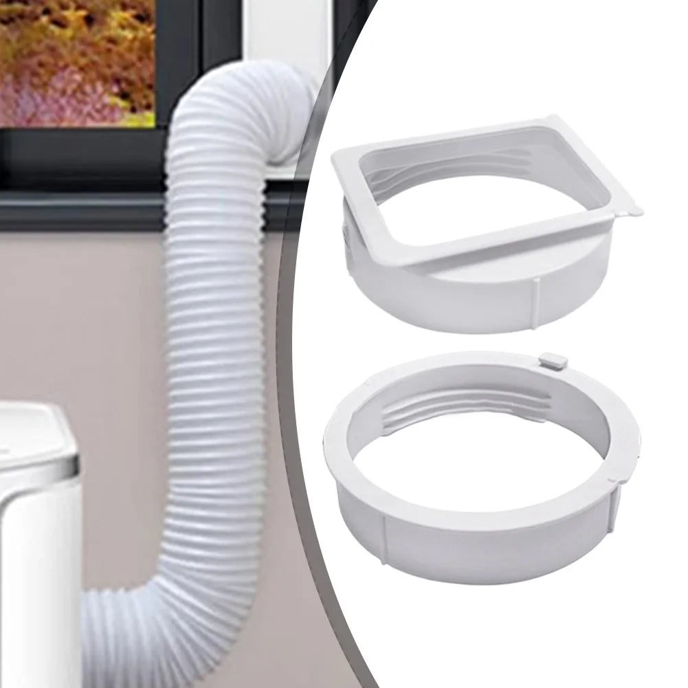 1PC Exhaust Duct Interface Pipe Hose Connector For Portable Mobile Air Conditioner Exhaust Duct Interface Pipe Hose Connector Qme