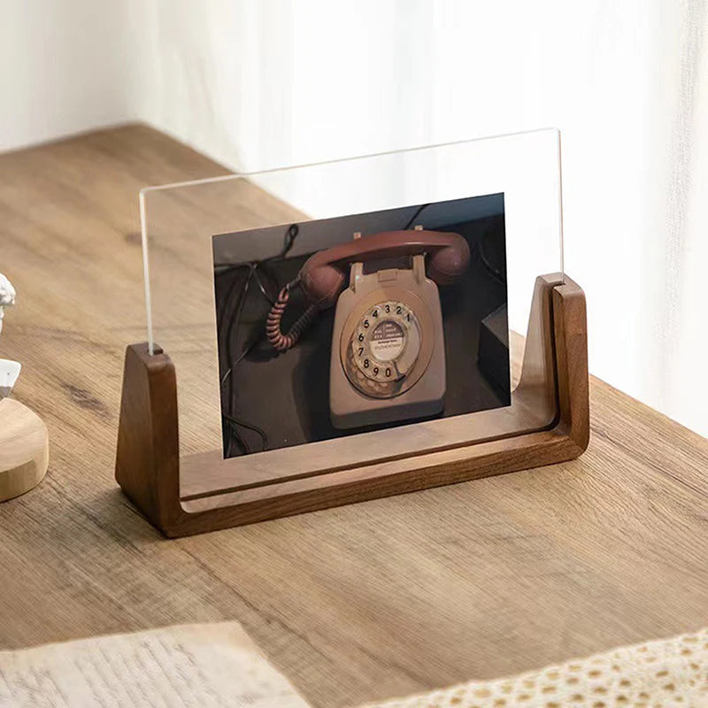 Picture Frame Wooden Kpop Idol Photo Display Wedding Party Holder Qme
