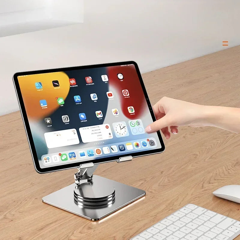 Height Adjustable Rotatable Tablet Stand Holder Riser For iPad Pro Air Mini 6 Samsung Xiaomi Mi Pad 5 Mipad Huawei Kindle Lenovo Qme