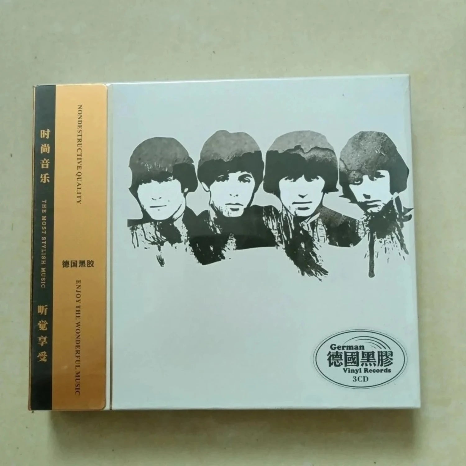 Vintage British Rock Music CD Album, Retro Band Portrait Artwork Cover, High-Fidelity Sound Quality Multi-Track Collection Qme Million Dollar