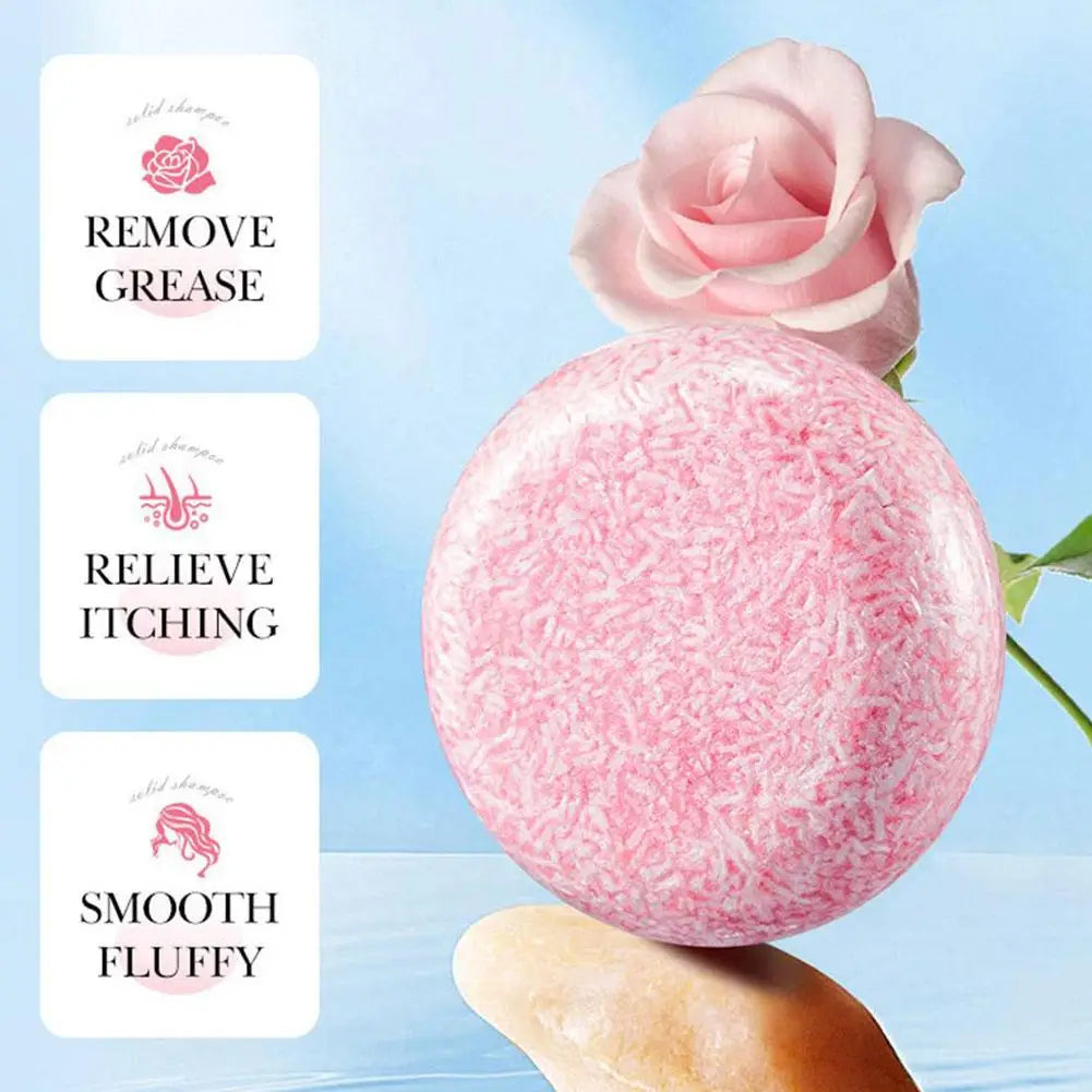 Herbal Essences Shampoo Rose Oil Solid Hair Smoothing Shiny Vitamin E Qme