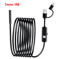 Mini Camera 2M Hard Wire Android Type-c USB Car Detection Pipeline Qme 1m black