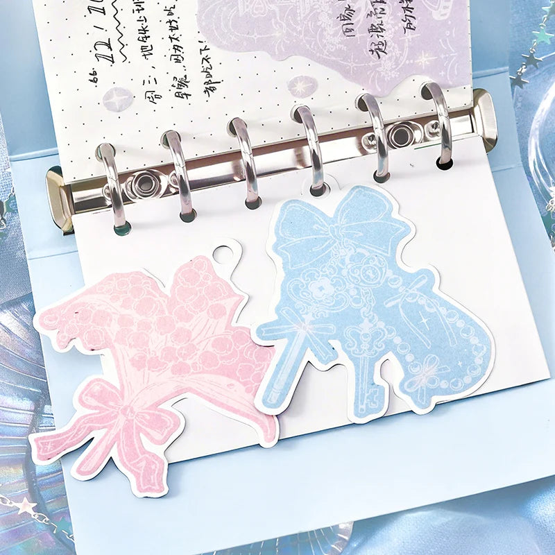 100 Pcs Kawaii Korean style sticky notes DIY scrapbook colorful paper decoration magazine notepad aesthetic stationery supplies Qme
