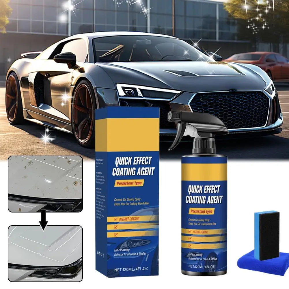 Car Polish Quick Effect Coating Agent Repairs Scratches Wear Fast Sar Coating Spray Car Paint Polish Coated Spray Car Cleaner Qme