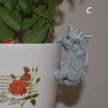 Cute Dragon Outdoor Statue Flower Pot Decoration Hanging Garden Qme C