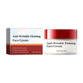 Collagen Faded Wrinkle Firming Face Cream Shine Skin Hyaluronic Acid Shrink Pore Smooth Tightening Fine Lines Moisturizing Cream Qme 1pc