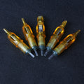Lot Of 5PCS Grey/Gold Tattoo Needle Cartridge RL/RS/RM/M1 For PMU Tattoo Artist Supply Qme Gold 5PCS 19RM