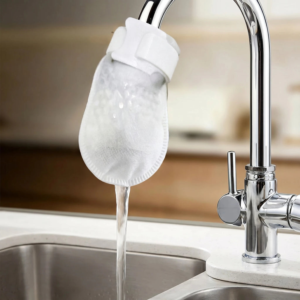 Universal Faucet Filter Cotton Anti-splash Thickened Faucet Water Filter Bag with Tap Home Water Cleaning Supplies Qme