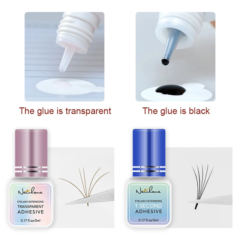 NATUHAHA Lot Eyelashes Glue Fast Drying Long Lasting Lashes Adhesive Qme