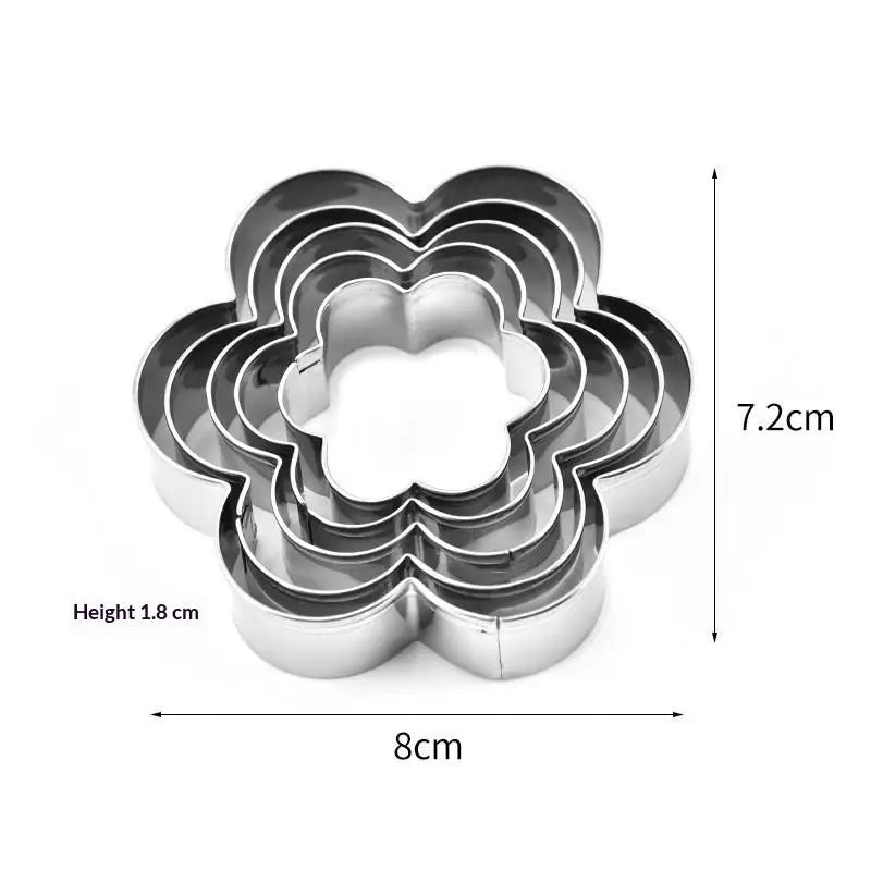 Fried Egg Decorating Fondant Tools Heart&star Shape Pastry Cutter Qme A