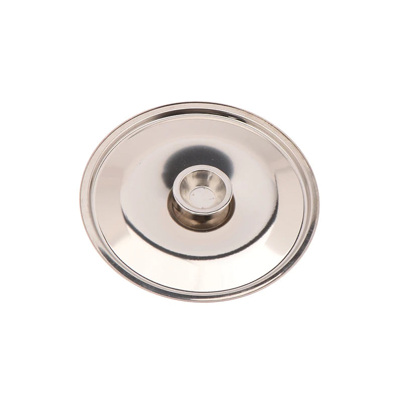 10-26cm Round Pot Lid Thicken Stainless Steel Saucepan Cover Replacement Universal Kitchen Food Lid Kitchen Supplies Qme 18cm