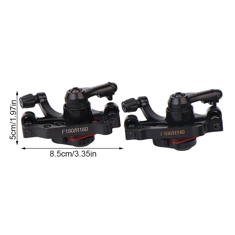 Front Rear Bike Caliper Mechanical Disc Brake Heads Mountain Part Qme