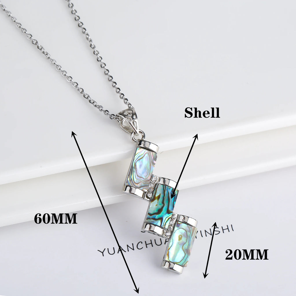 Hot Sale Natural Shell Girl Head Tree Of Life Charm Pendant Necklace For Women Light Luxury Jewelry Daily Party Birthday Gifts Qme