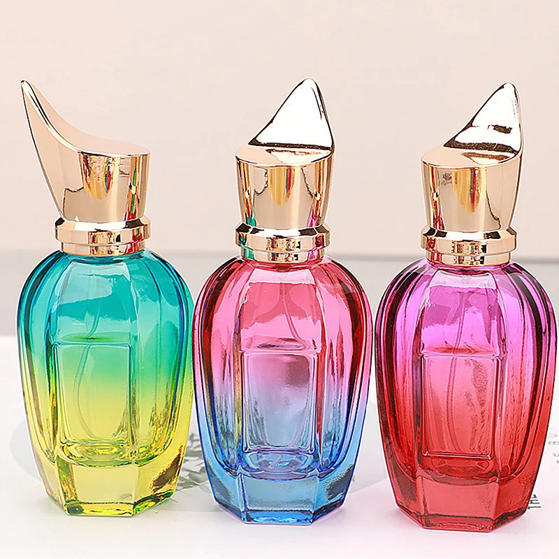 Refillable Glass Perfume Atomizer Portable High-capacity Empty Bottle Qme