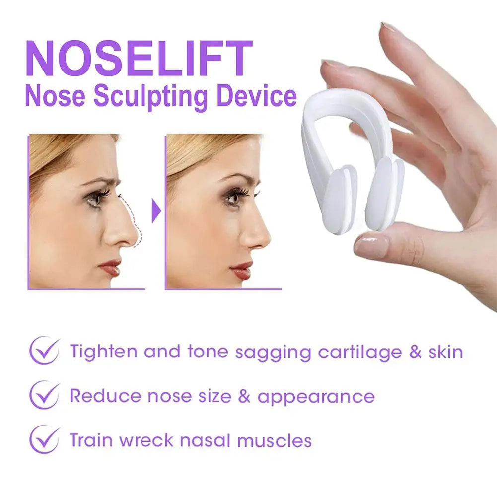 Nose Sculpting Device Nose Shaper Clip Soft Silicone Nose Up Lifting Device Nose Slimmer For Wide Big Nose NO Pain Beauty Tool Qme