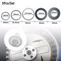 5Pc/set Circular Saw Blade Reducing Rings Conversion Ring Cutting Disc 20-16mm, 25.4-20mm, 30-16mm, 30-20mm, 30-25.4mm Qme Default Title