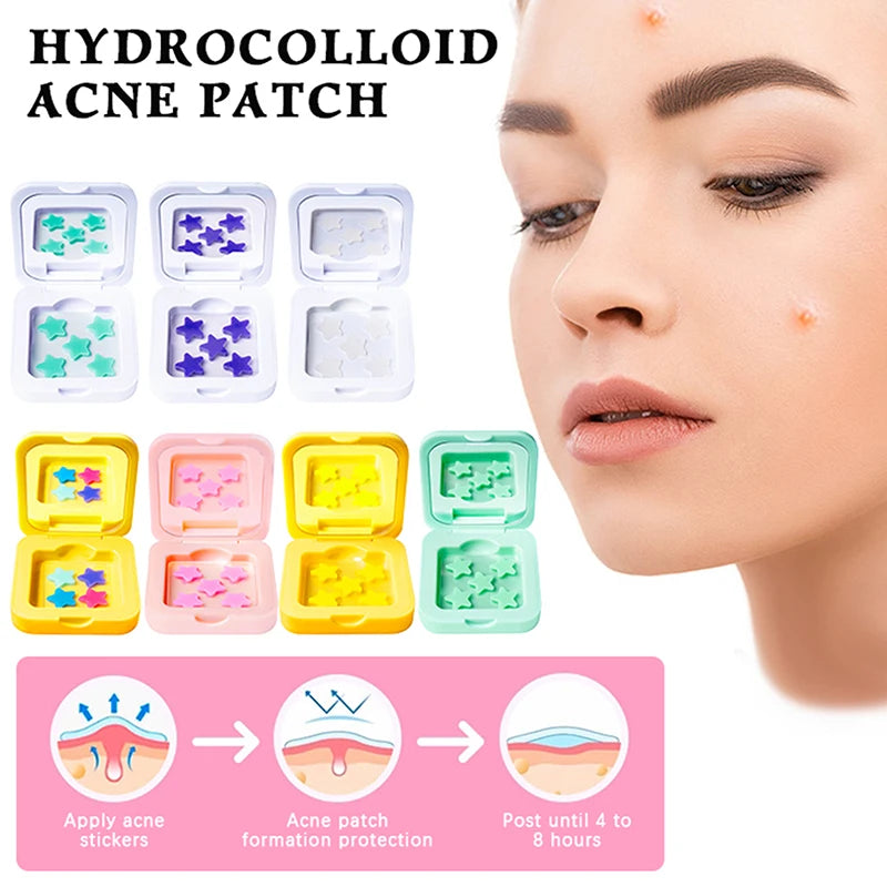 1Box 25 48 Patches Hydrocolloid Acne Patch Fade Repair Invisible Qme
