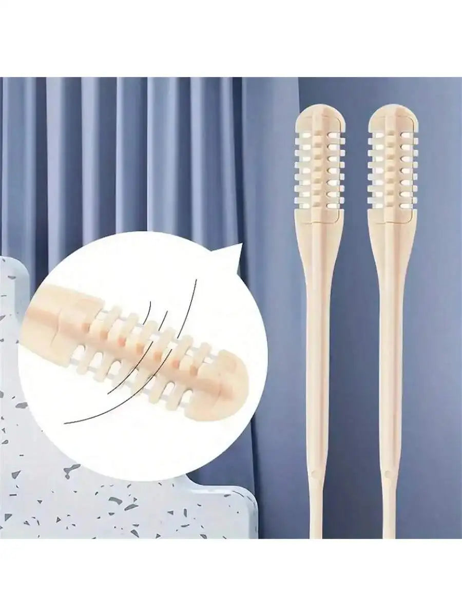 2-piece Upgraded Manual Nose Hair Trimmer Ear Pick Easy Clean No Qme 2pcs