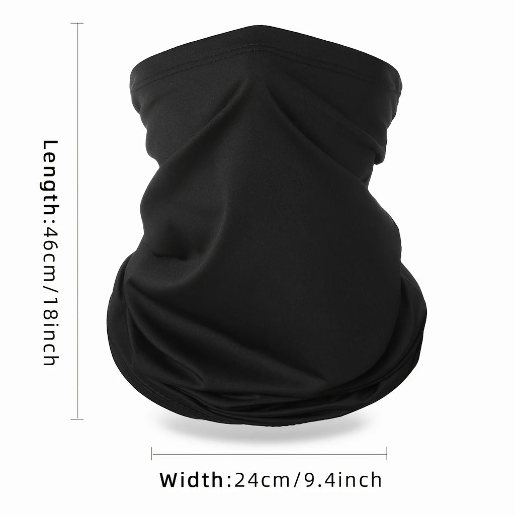 Multifunctional Cooling Neck Gaiter, UV Protection Seamless Face Mask Bandana For Cycling Running Qme