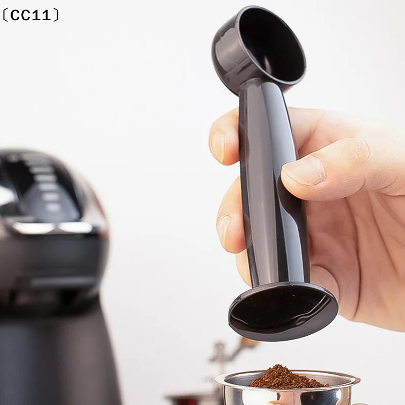 Coffee Spoon Standard Measuring Dual-use Bean Scoop Powder Press Qme