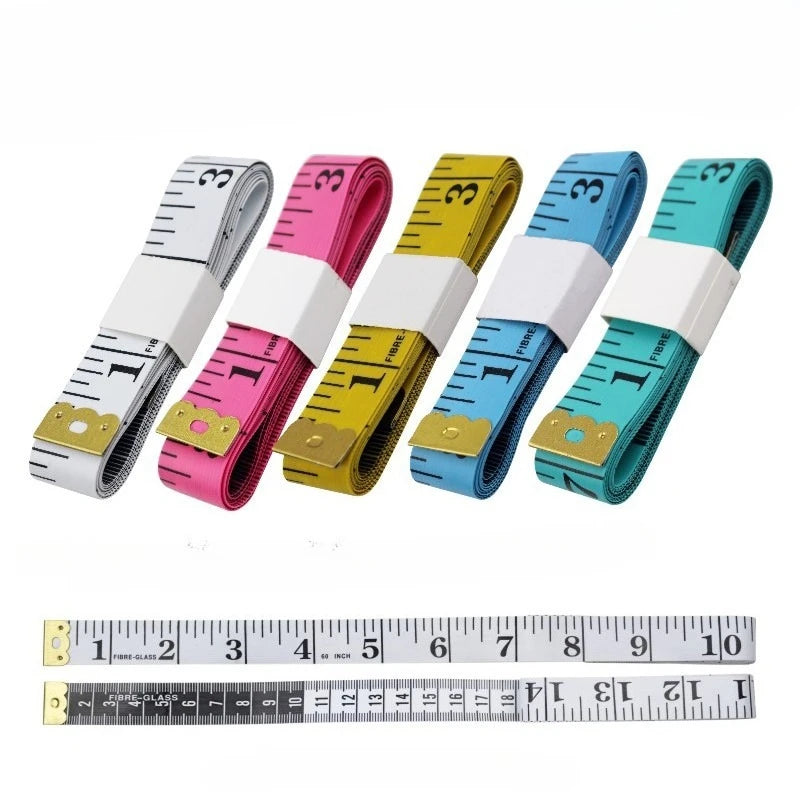 150cm/60" Body Measuring Ruler Sewing Tailor Tape Measure Centimeter Meter Sewing Measuring Tape Soft Qme