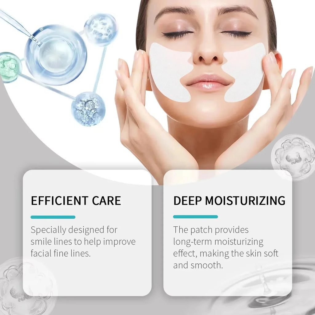 Firming Fine Lines Hydrocrystalline Patch Anti-Aging Lifting Sagging Facial Skin Deep Nourishment Masks Korea Face Care Products Qme