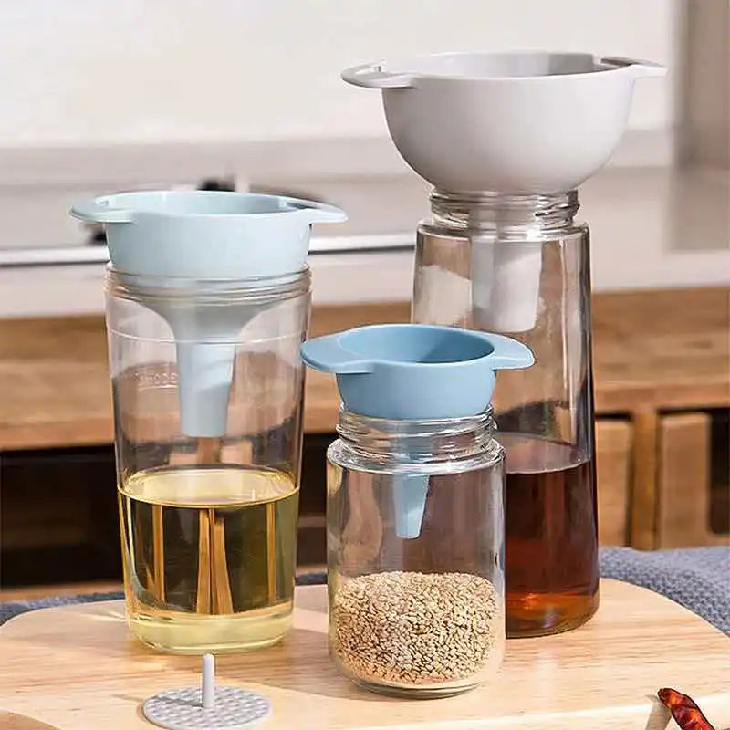 Plastic Funnel Household Multifunctional Oil Leakage Kitchen Wine Qme