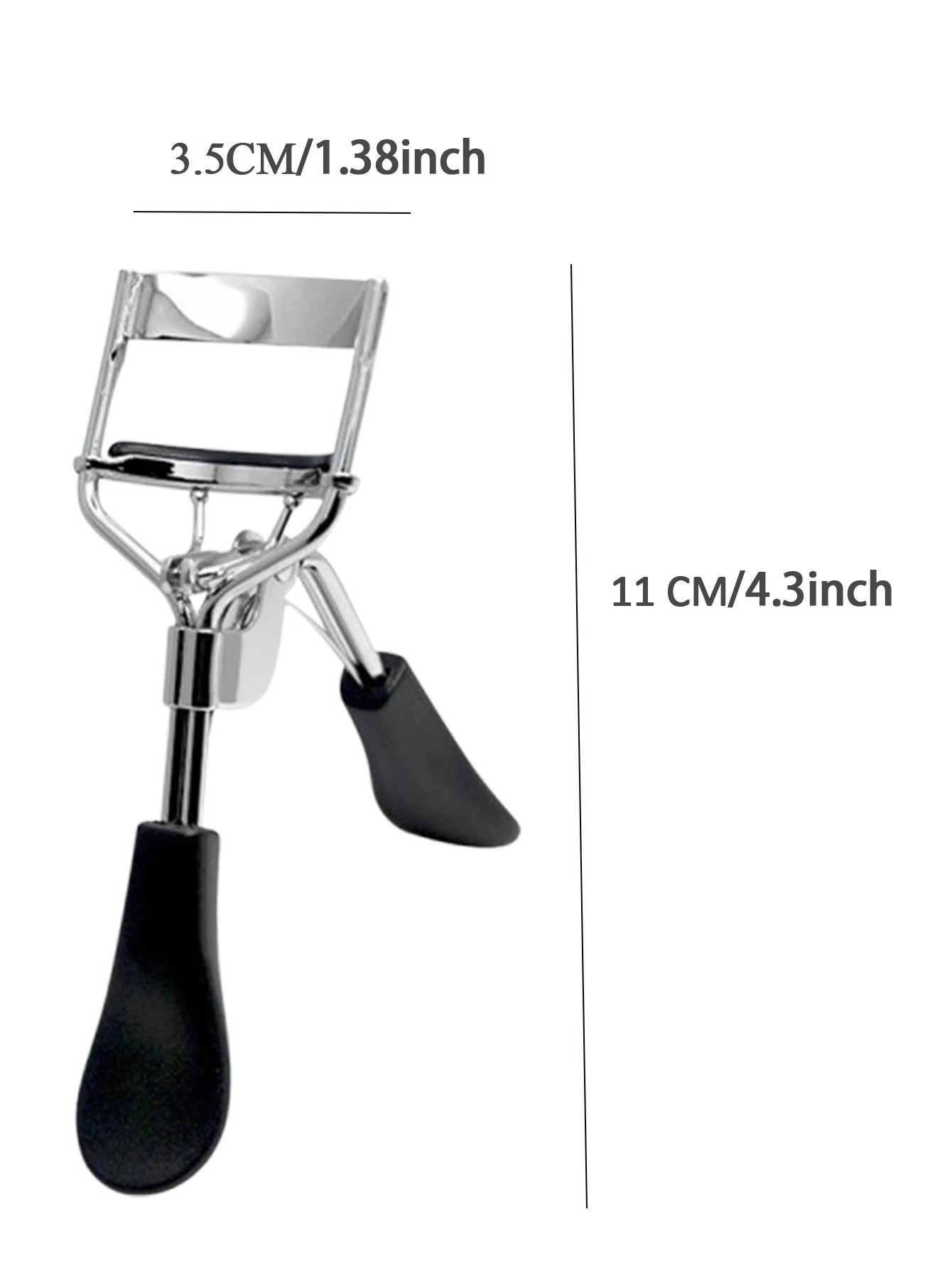 Eyelash Curler Built-in Comb Long-lasting Curled Lashes Travel Qme