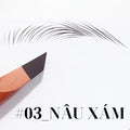 Hard Eyebrow Pencil - Waterproof, Long-lasting, Matte Finish, Smooth & Blendable For Natural Looks Qme F305-3