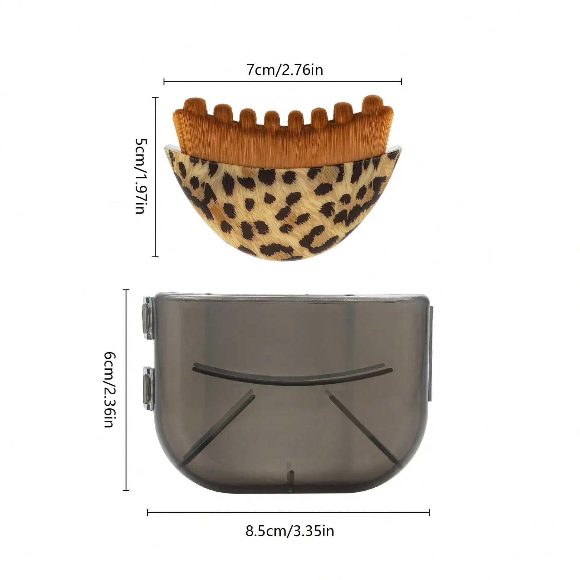 Lymphatic Brush Facial Contour Upgrade Eye Neck Massage Care Body Qme leopard print