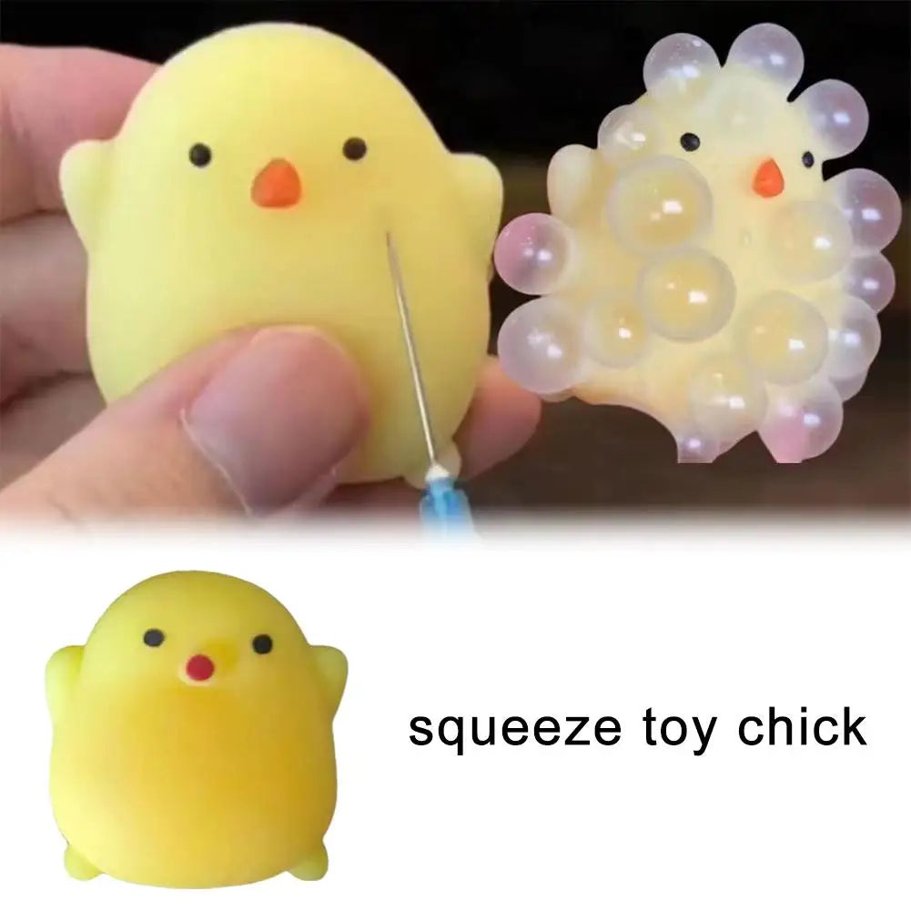 Squeeze Toy Chick Squishy Animal Antistress Toys Soft Sticky Stress Qme
