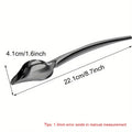Elevate Your Baking with This 1pc DIY Stainless Steel Chocolate Decorating Spoon Qme Big 22.1 4.1cm
