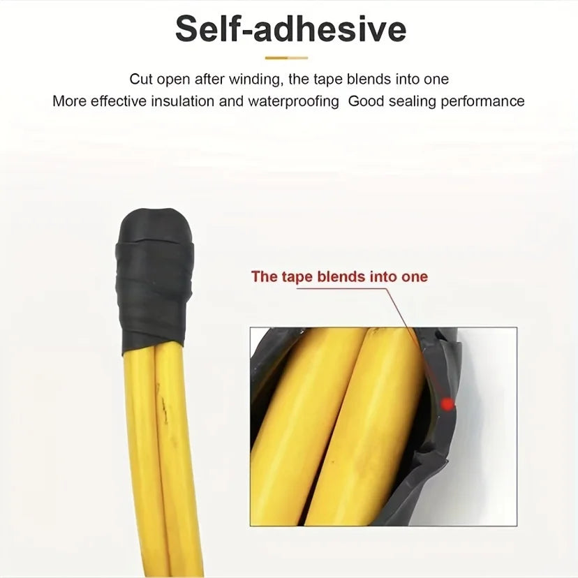 10pcs Electrical Tape, Flame Retardant Indoor Outdoor High Temperature Resistance Electric Tape, Premium Black Waterproof Tape Qme