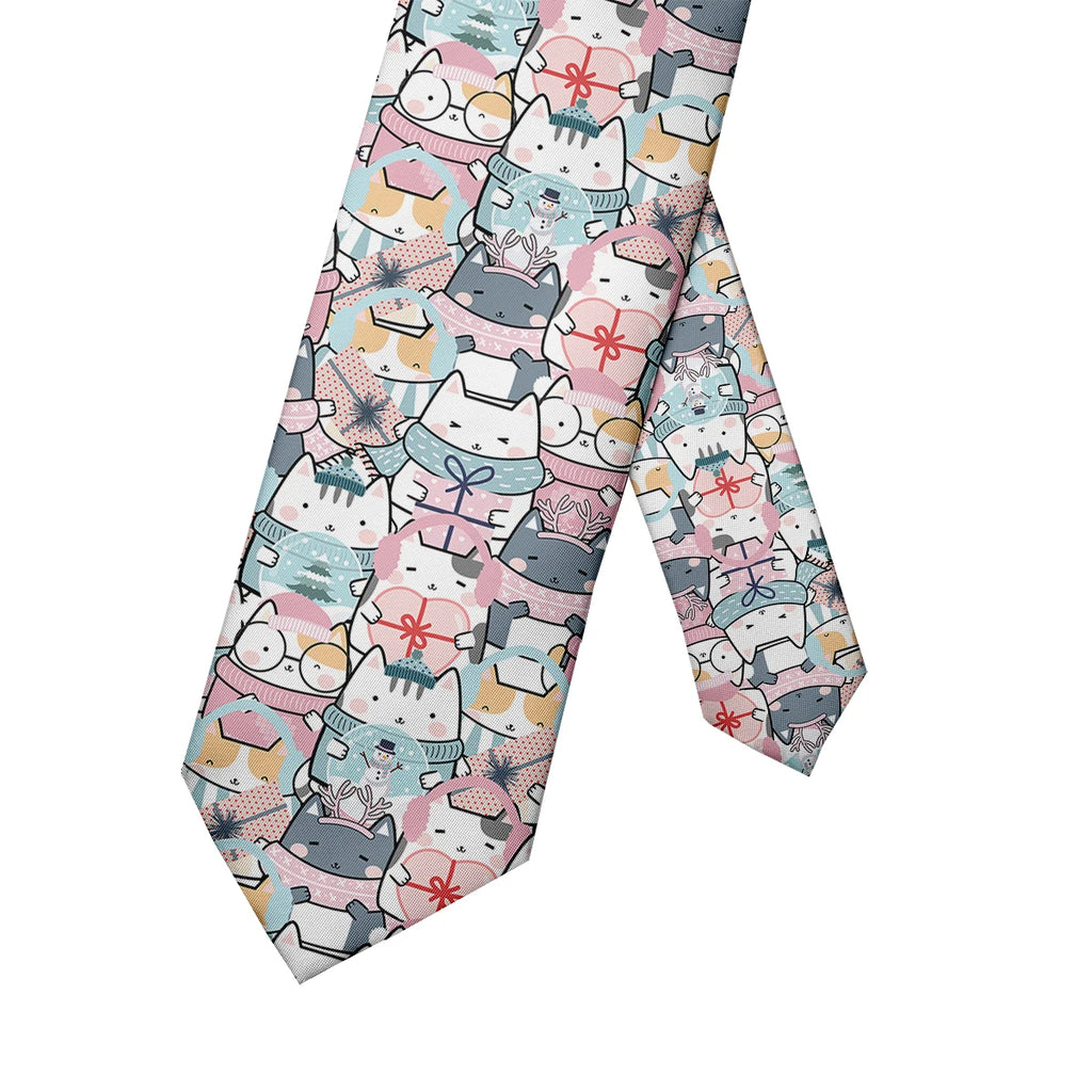 Funny Cartoon Small Animal Print Men's Tie Fashion Slim High-quality Qme